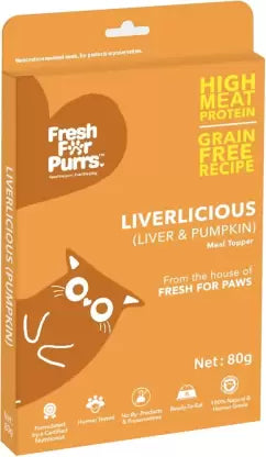 FRESH FOR PURRS LIVERLICIOUS PUMPKIN 80GM