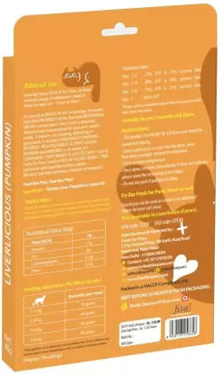 FRESH FOR PURRS LIVERLICIOUS PUMPKIN 80GM