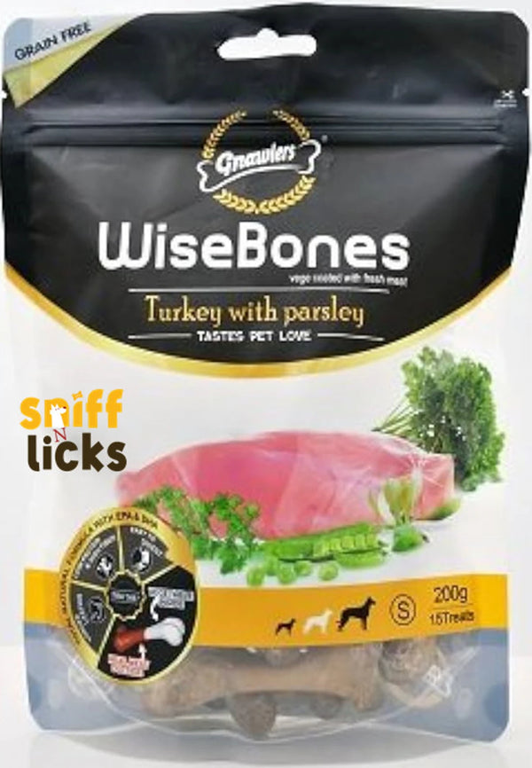 GNAWLERS WISEBONES TURKEY WITH PARSLEY L