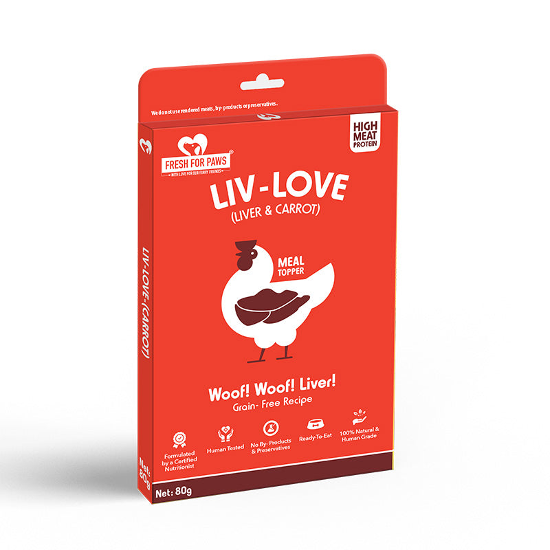 FRESH FOR PAWS LIV LOVE CARROT 80GM