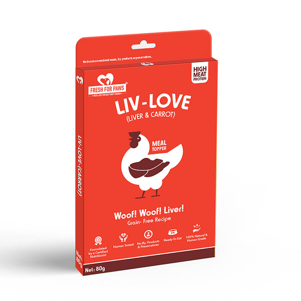 FRESH FOR PAWS LIV LOVE CARROT 80GM