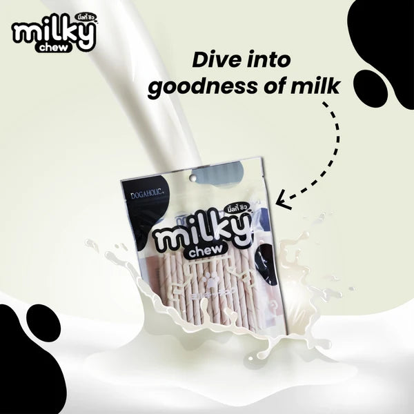 DOGAHOLIC MILKY CHEW STICK STYLE 30PCS