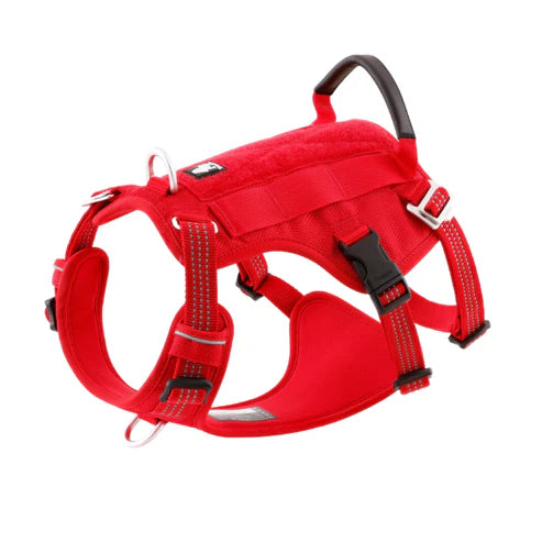 TRUELOVE ESCAPE PROOF DOG HARNESS RIBBON RED XL