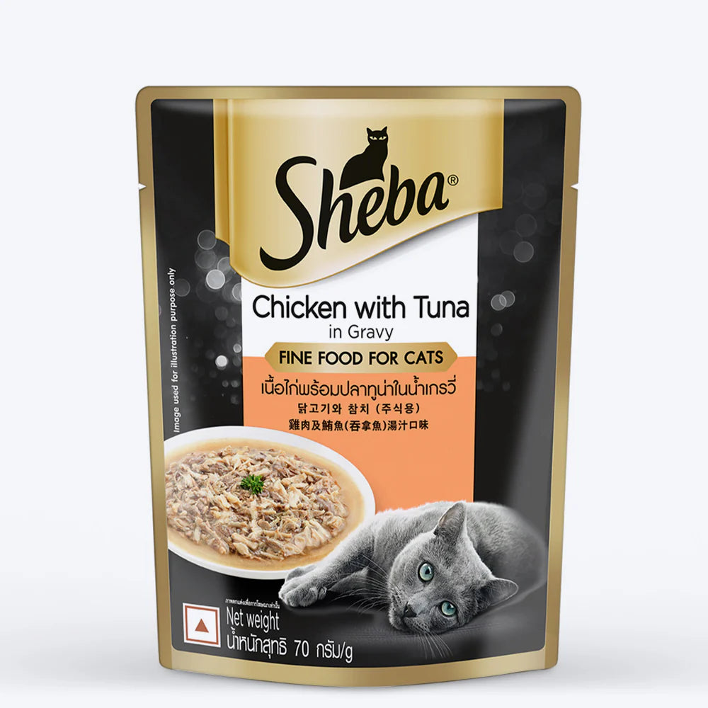 SHEBA TUNA WITH CHICKEN 70GM