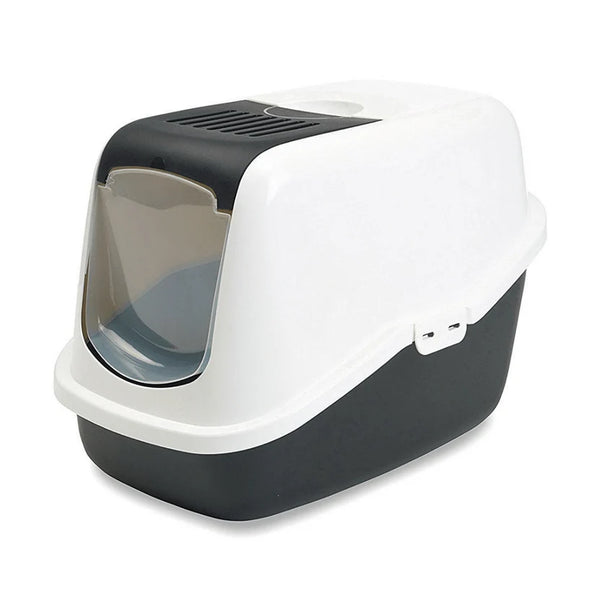 NESTOR CAT TOILET HOME BLACK 22X15X15