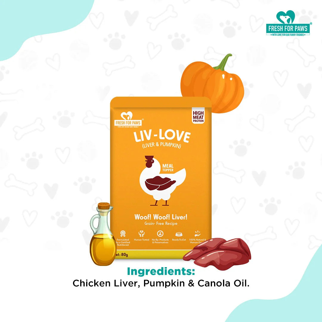 FRESH FOR PAWS PUMKIN LIV LOVE PUMPKIN  80GM