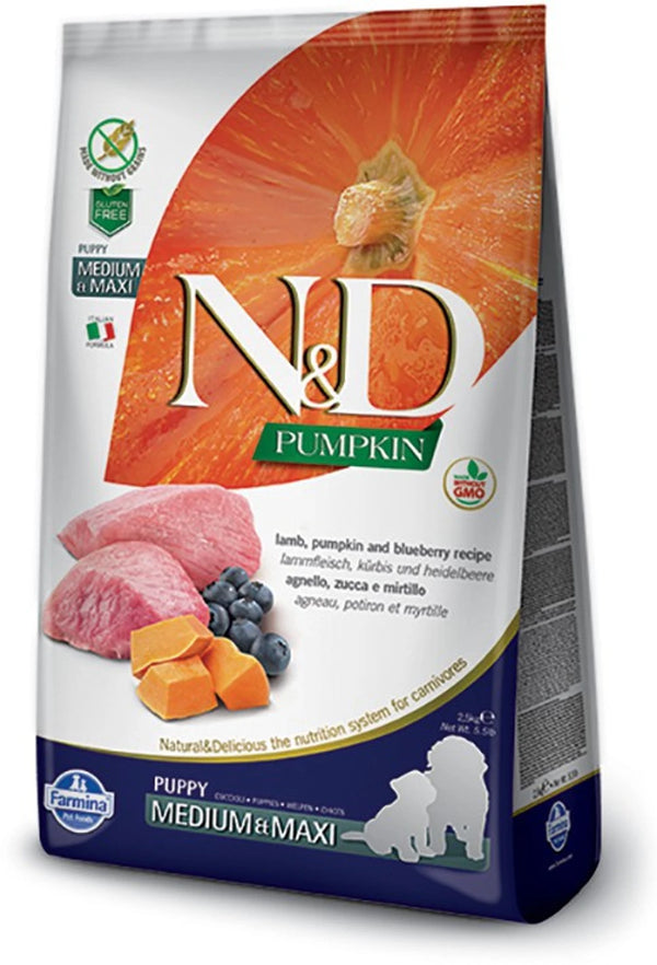 FARMINA N AND D GF PKN LB BB ADULT MED MAXI 2.5KG