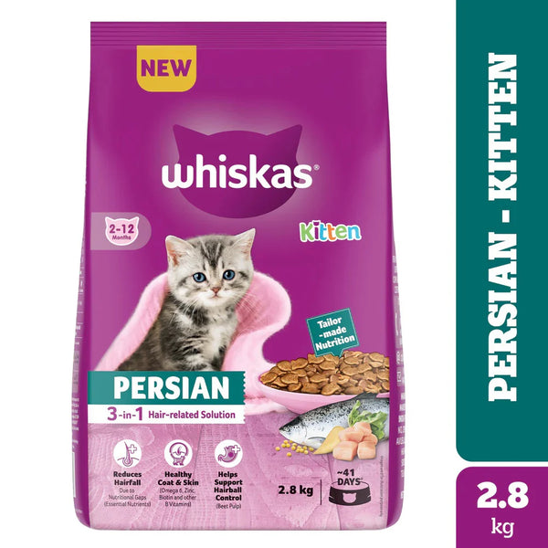 WHISKAS KITTEN PERSIAN 2.8KG