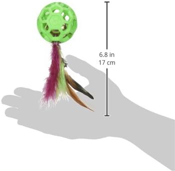 JW CATACTION FEATHER BALL WITH BELL