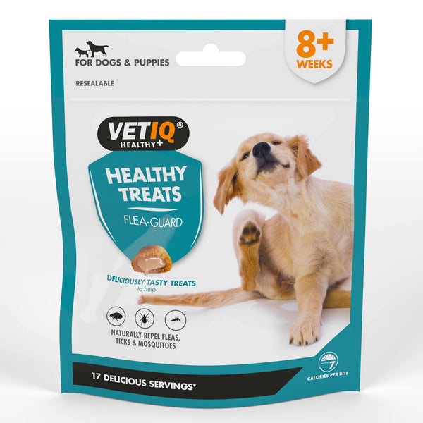 VETIQ HEALTHY TREATS FLEA GUARD FOR DOGS AND PUPPIES 70G