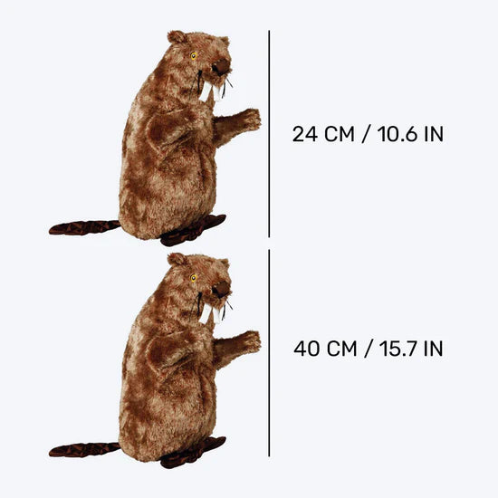 BEAVER ANIMAL SOUND PLUSH 27 CM
