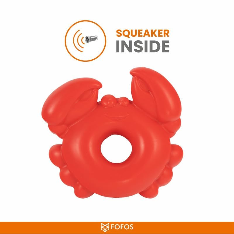 FOFOS OCEAN ANIMAL CHEWING SQUEAKY CRAB