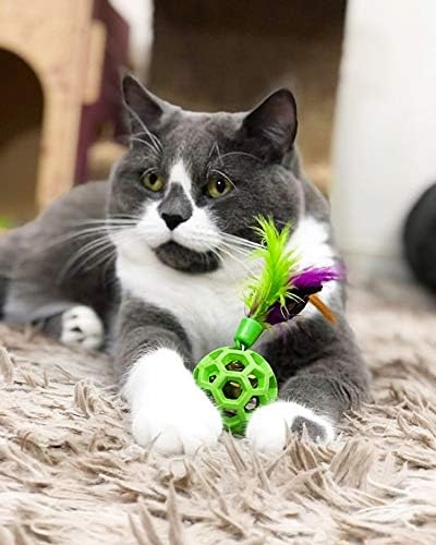 JW CATACTION FEATHER BALL WITH BELL