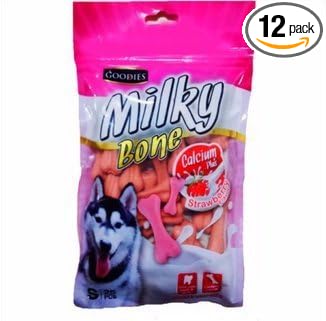 GOODIES MILKY BONE STRAWBERRY S 25X1