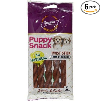 GNAWLERS TWISTED STICK LAMB(WANG WANG)FLAV 80GM