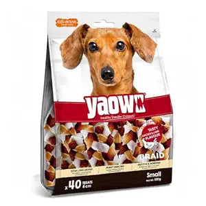 GNAWLERS 5 INCH BRAIDED STICKS 500G