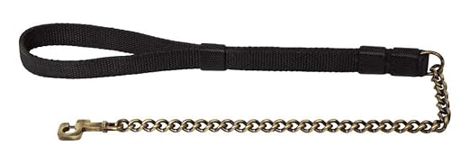 KENNEL E72 PREMIUM NYLON BRASS CHAIN LEAD NO. 2 3 MM 1 INCH