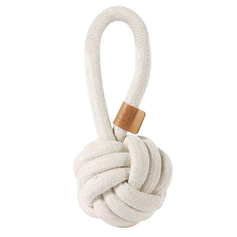 M PETS COTO WHITE LOOP BALL LARGE