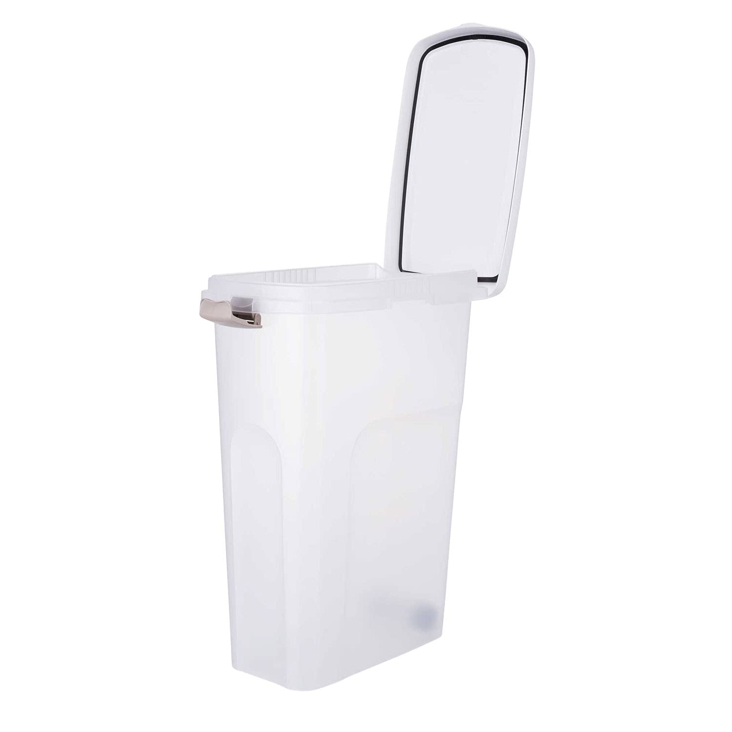 FEED BARREL 40 L 27X61X45CM TRANSPARENT WHITE WHITE