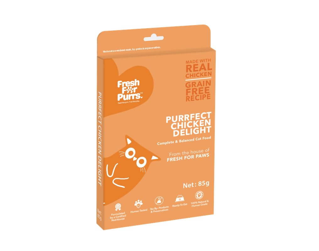 FRESH FOR PURRS PURRFECT CHICKEN DELIGHT 85GM