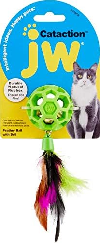 JW CATACTION FEATHER BALL WITH BELL