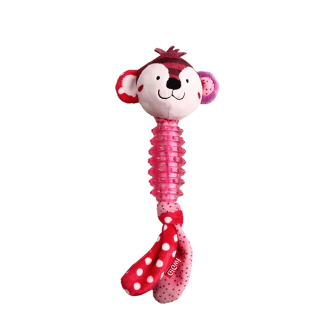 GIGWI SUPPA PUPPA MONKEY SQUEAKER INSIDE XS