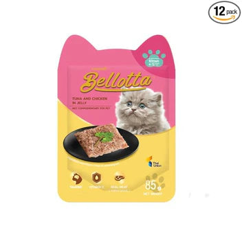 BE KITTEN TUNA AND CHICKEN IN JELLY 85G