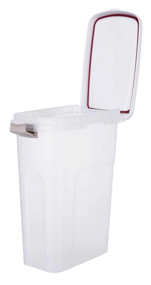 FEED BARREL 40 L 27X61X45CM TRANSPARENT WHITE WHITE