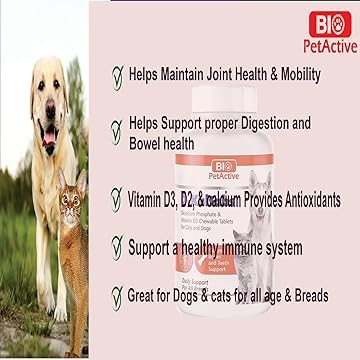 BIO PETACTIVE D KALTABS FOR CATS AND DOGS