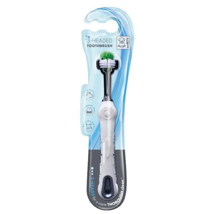 M PETS 3 HEADED TOOTHBRUSH