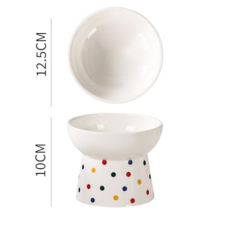 CAT CERAMIC BOWL 300 ML 11 CM WHITE