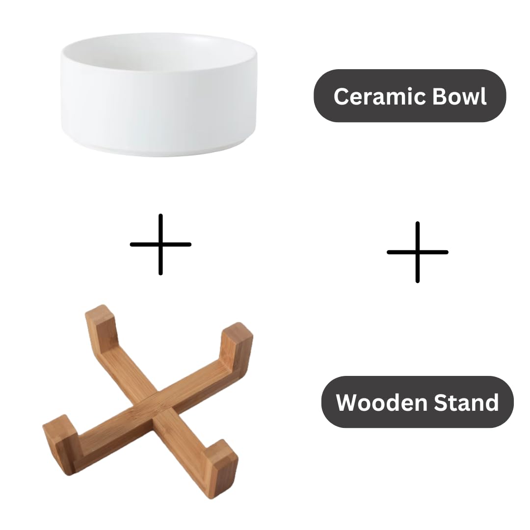 CAT CERAMIC BOWL 250 ML 13 CM WHITE