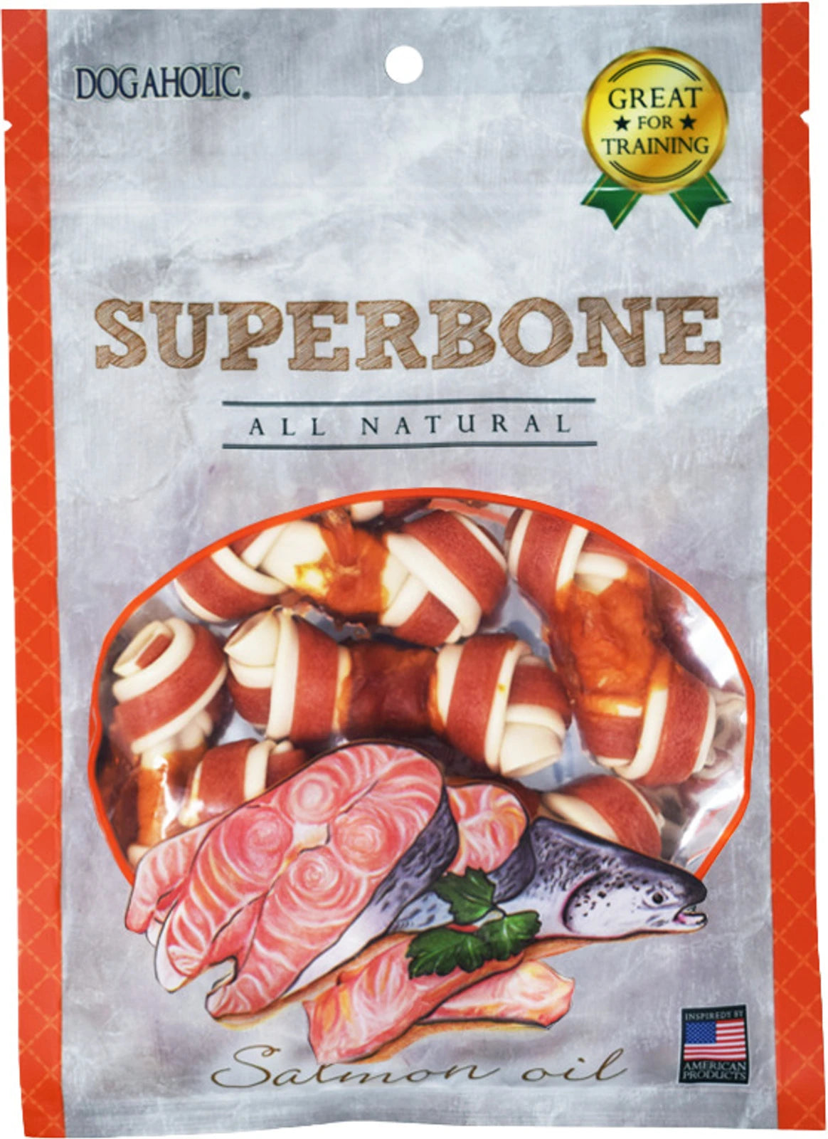 SUPER BONE KNOTTED SALMON OIL(7 X 1)