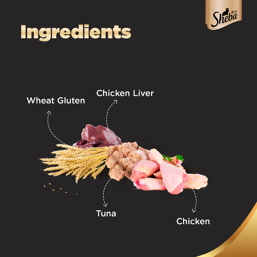 SHEBA TUNA WITH CHICKEN 70GM