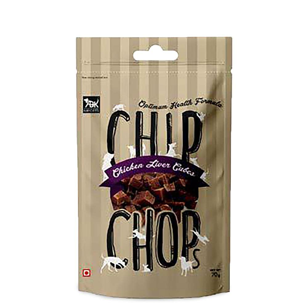 CHIP CHOPS CHICKEN LIVER CUBES 70GM