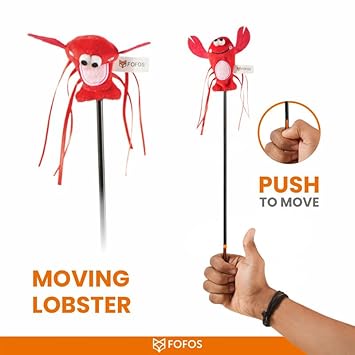 FOFOS CAT WAND MOVING LOBSTER