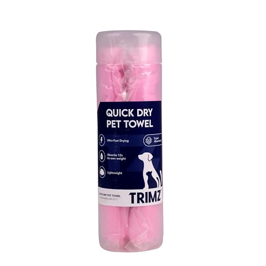 TRIMZ QUICK DRY ABSORPTION TOWEL PINK