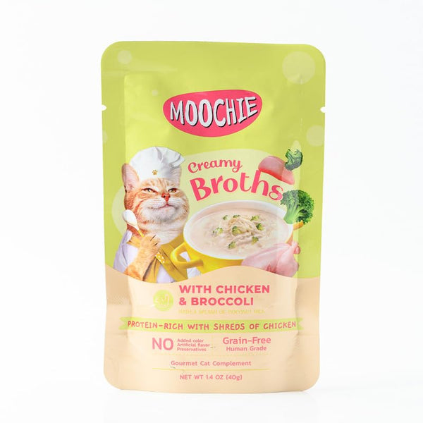 MOOCHIE BROTHS WITH CHICKEN AND BROCCOLI 40G