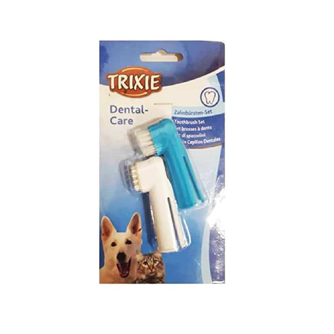 TOOTHBRUSH SET DOG CAT 6CM 2PC