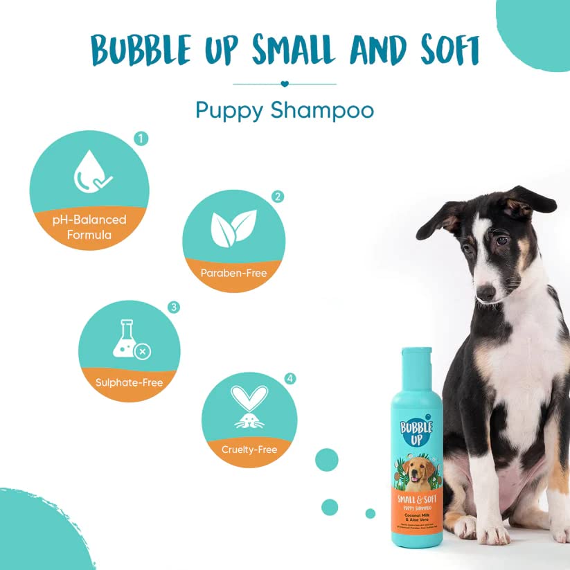 BUBBLE UP COCONUT MILK & ALOE VERA PUPPY SHAMPOO