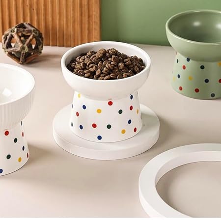 CAT CERAMIC BOWL 300 ML 11 CM WHITE