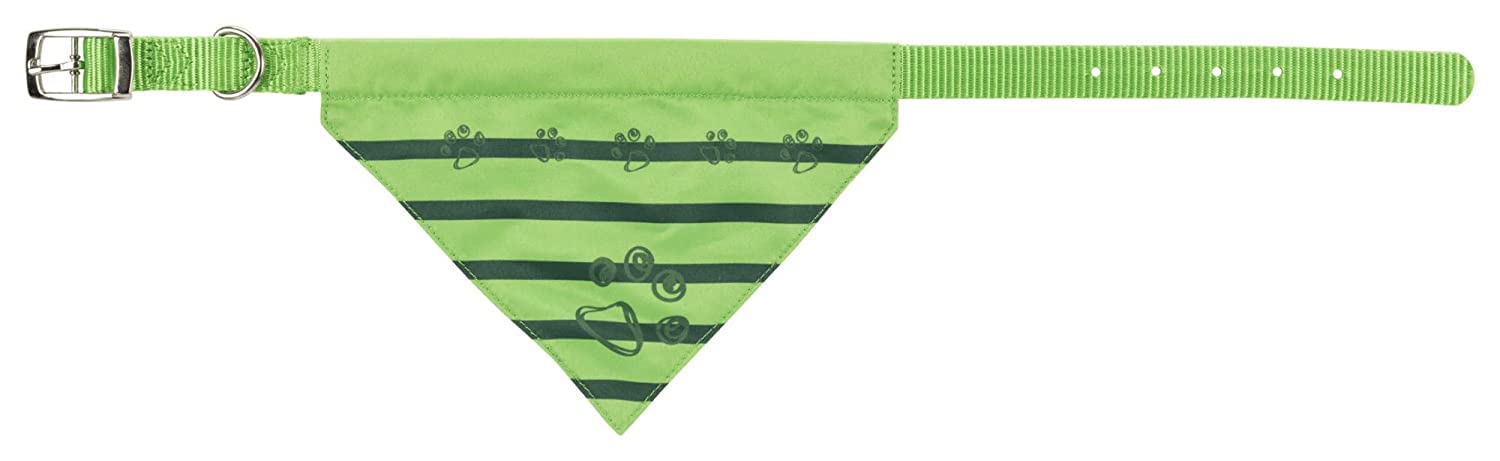 TRIXIE COLLAR WITH NECKERCHIEF XS S 25 31 CM 15 CM APPLE