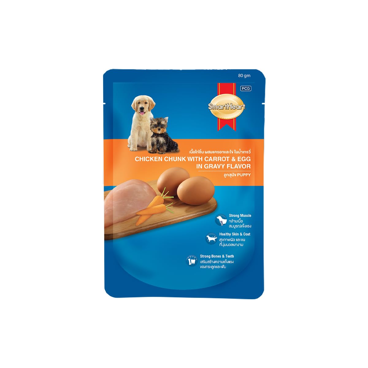 SMARTHEART POUCH CHICKEN CHUNK IN TERIYAKI 80GM