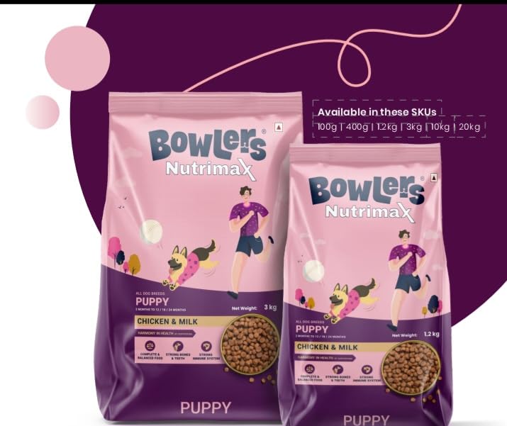 BOWLERS PUPPY NUTRIMAX CLUB 1.2KG