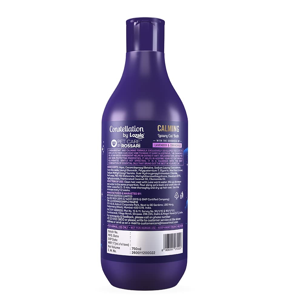 LOZ LUXURY CALAMING CAT SHAMPOO 750ML
