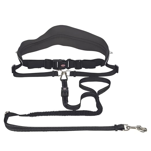 TRIXIE DOG ACTIVITY WAIST BELT WITH LEASH