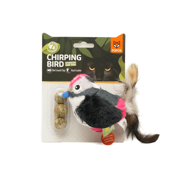 FOFOS BLACK BIRD WITH CATNIP BALLS