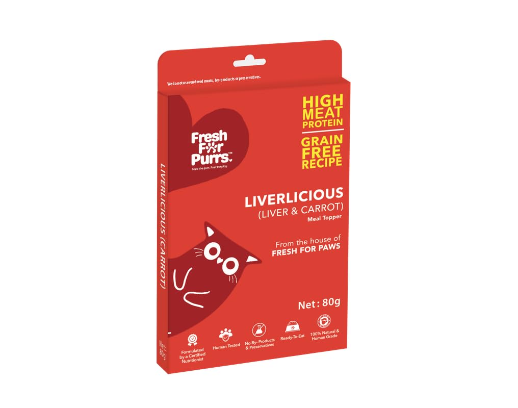FRESH FOR PURRS LIVERLICIOUS CARROT 80GM