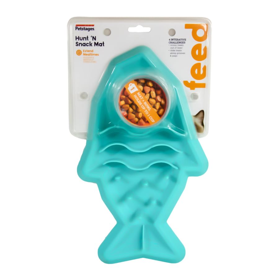 HUNT N SNACK MAT CAT SLOW FEEDER 37X18 CM
