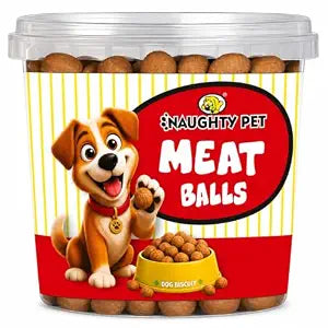NAUGHTY PET MEAT BALL 300G